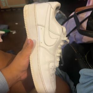 Nike White and Gray Sneakers